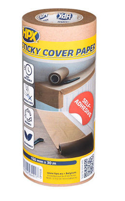 Afbeeldingen van Zelfklevend afdekpapier - 148mm x 30m
