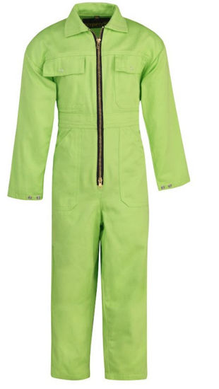 Afbeeldingen van Kinderrallyoverall- Lime.