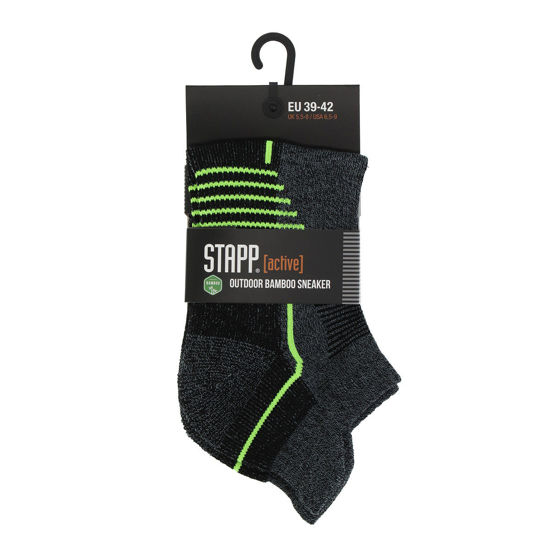Afbeeldingen van Sok Stapp Active Outdoor Bamboo Sneaker, Grijs