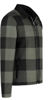 Afbeeldingen van Houthakkers Fleecevest London Groen blok, teddygevoerd