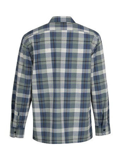 Afbeeldingen van Ruitoverhemd langemouw blok dessin 3.1 -3XL