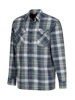 Afbeeldingen van Ruitoverhemd langemouw blok dessin 3.1 -4XL