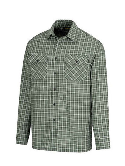 Afbeeldingen van Ruitoverhemd langemouw ruit dessin 3.4 -3XL