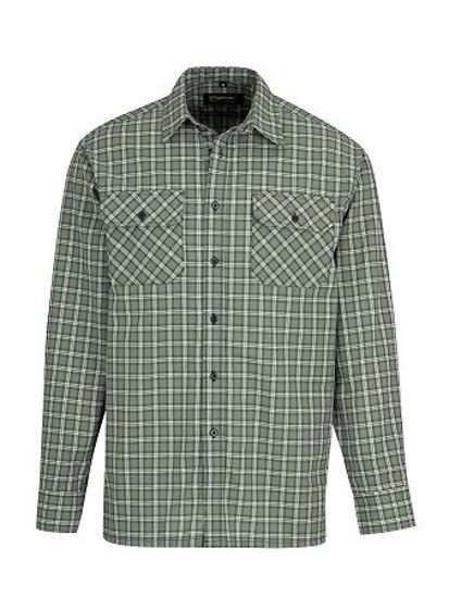 Afbeeldingen van Ruitoverhemd langemouw ruit dessin 3.4 -4XL