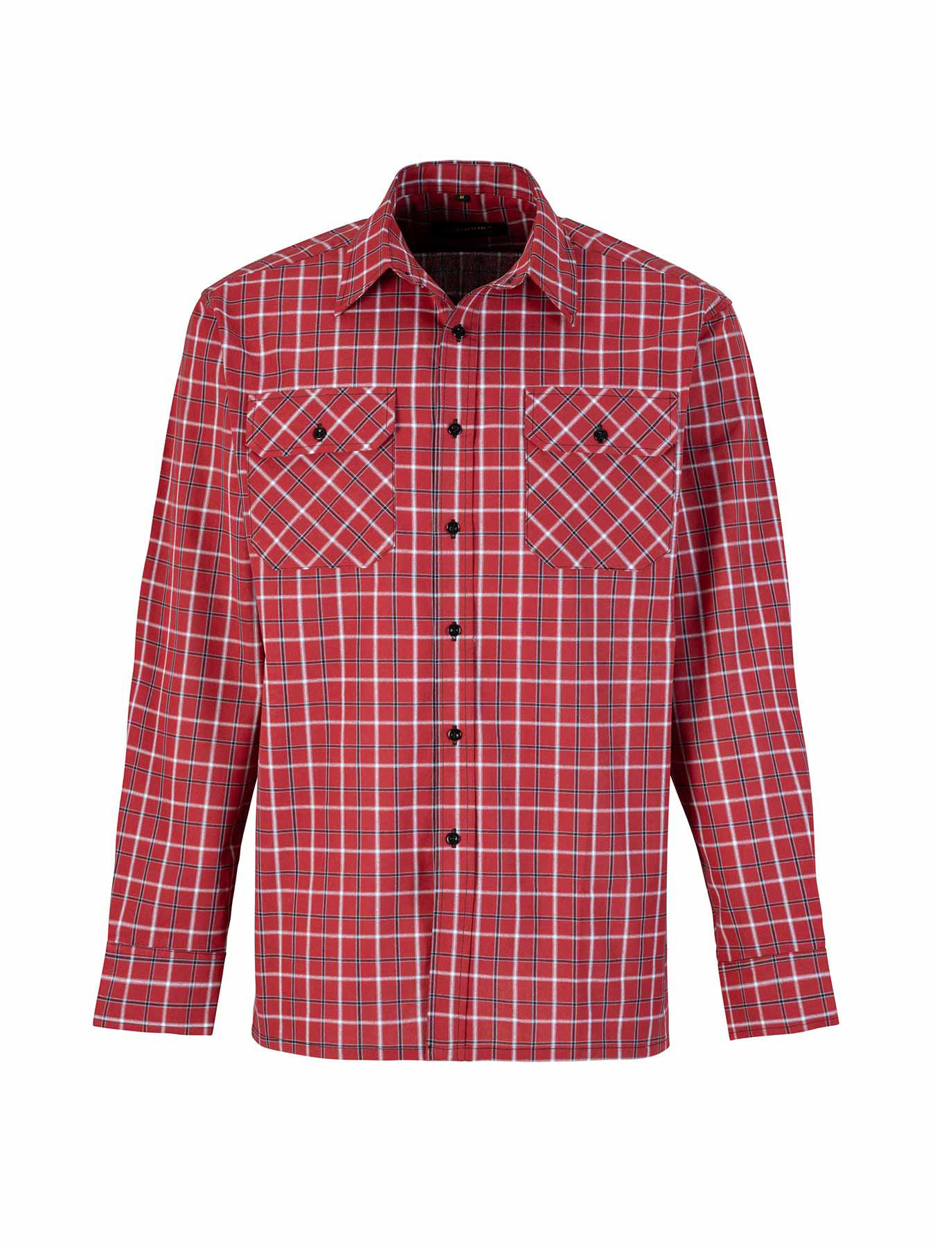 Afbeeldingen van Ruitoverhemd langemouw ruit dessin 4.3 -4XL