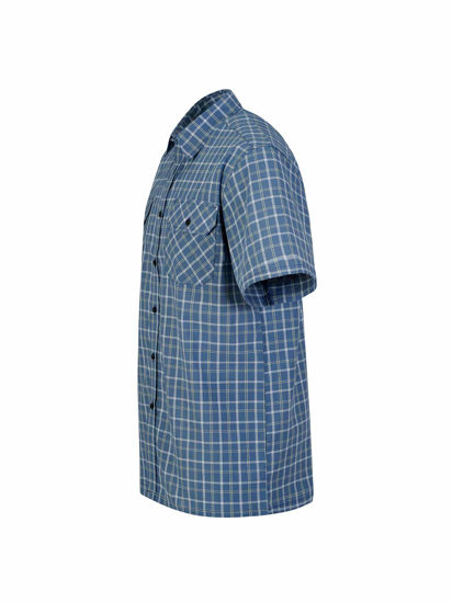 Afbeeldingen van Ruitoverhemd kortemouw ruit dessin 5.3 -4XL