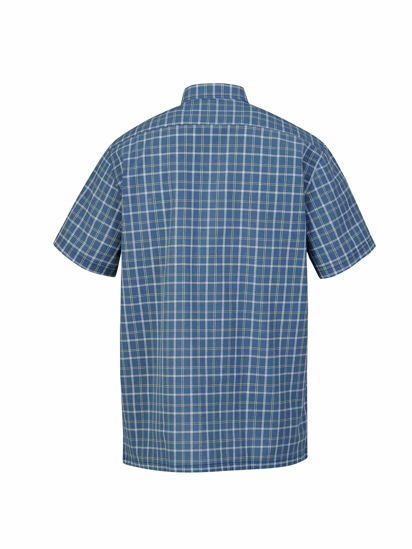 Afbeeldingen van Ruitoverhemd kortemouw ruit dessin 5.3 -4XL