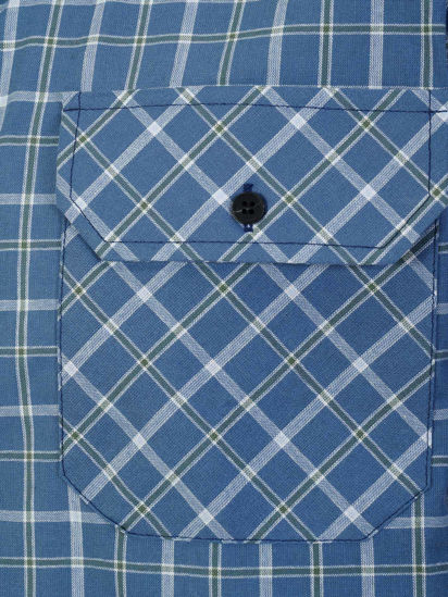 Afbeeldingen van Ruitoverhemd kortemouw ruit dessin 5.3 -4XL