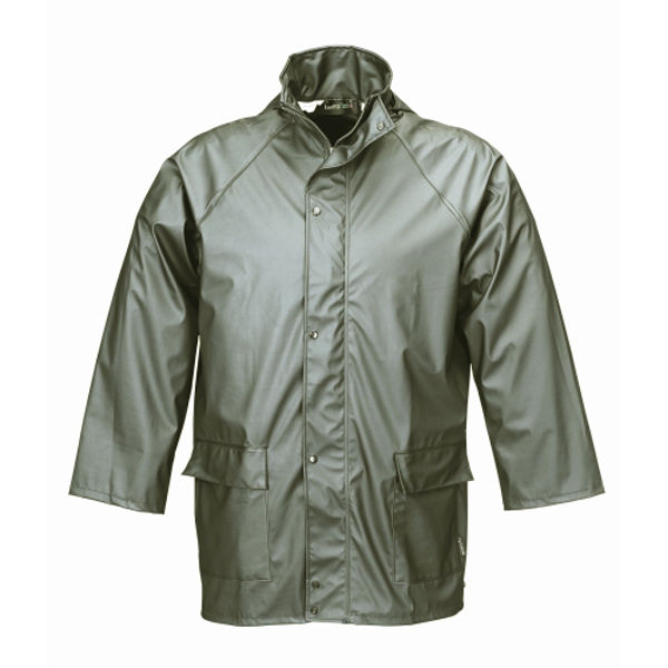 Afbeeldingen van Stretch regenjas groen -3XL