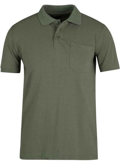 Afbeeldingen van Poloshirt Olijfgroen -3XL
