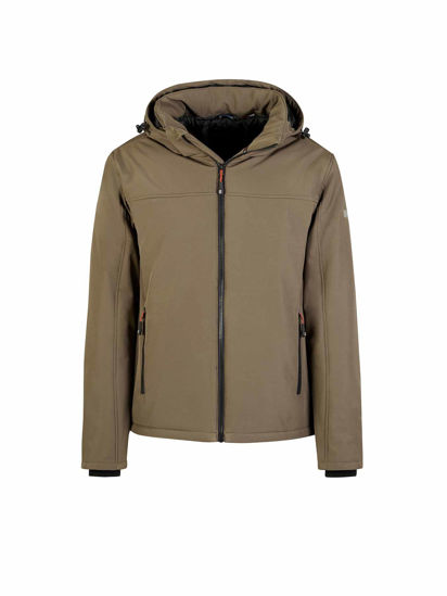 Afbeeldingen van Softshell werkjas Winter Bengt, Bruin - 4XL