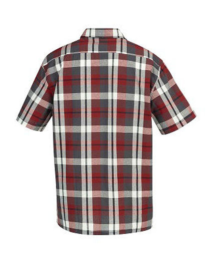 Afbeeldingen van Ruitoverhemd kortemouw blok dessin 3.2 -4XL