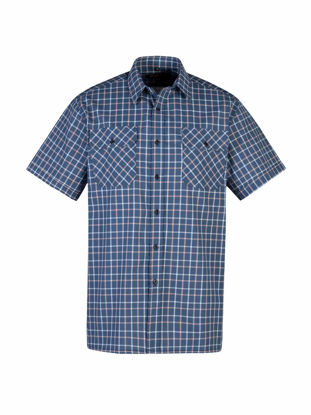 Afbeeldingen van Ruitoverhemd kortemouw ruit dessin 4.4 -4XL