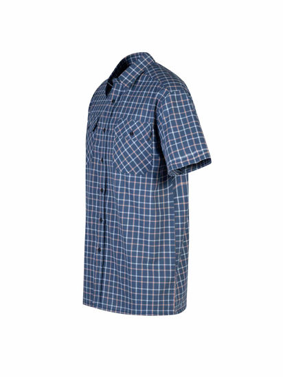 Afbeeldingen van Ruitoverhemd kortemouw ruit dessin 4.4 -4XL