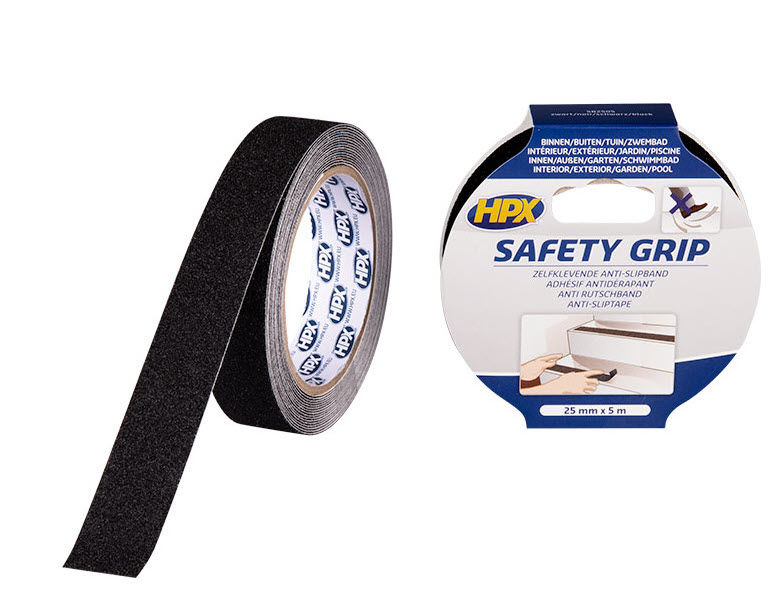 Afbeeldingen van Anti-slip tape, zwart 50mm x 5m
