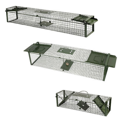 Afbeeldingen van Vangkooi groen 2 ingangen