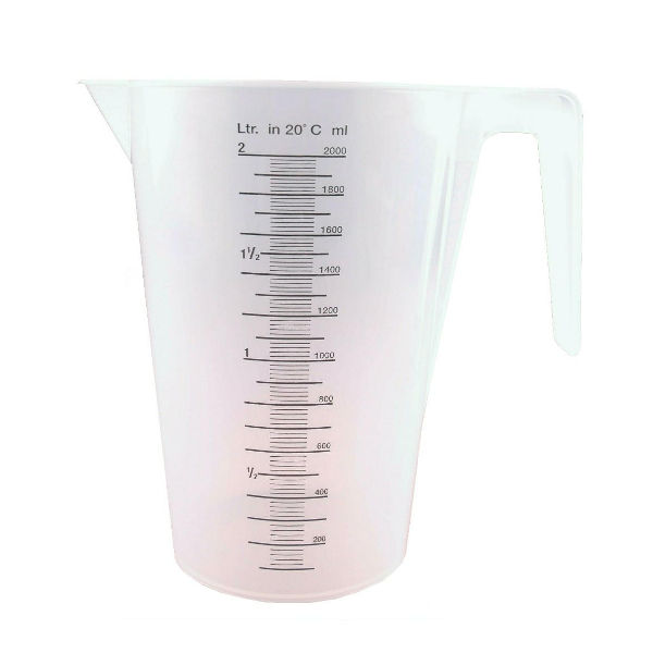 Afbeeldingen van Maatbeker kunststof, 2-liter