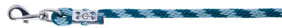 Afbeeldingen van Halstertouw Mustang karabijnhaak 200cm -TURKOOIS