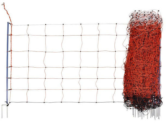 Afbeeldingen van AKO OviNet Premium, 90cm x 50m, oranje/wit,