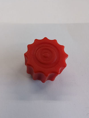 Afbeeldingen van Vastzetmoer ROOD M8x1  type A