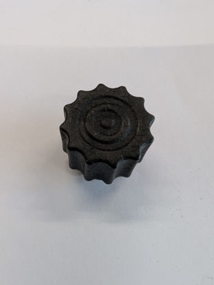 Afbeeldingen van Vastzetmoer ZWART M8x1  type A