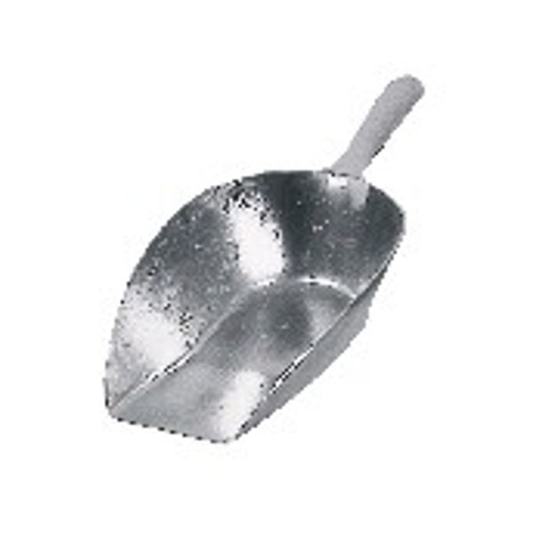Afbeeldingen van Meelschep aluminium PLAT 1.6kg