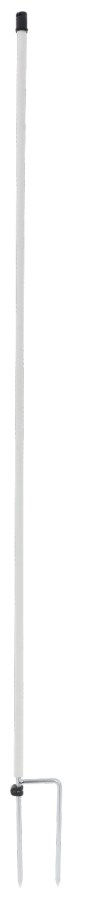 Afbeeldingen van AKO paal voor kippennet dubb. pen wit 170cm glasvezel