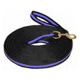 Afbeeldingen van Longeerlijn SOFT blauw/paars 8.00m