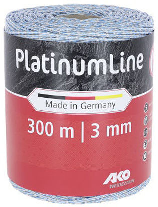 Afbeeldingen van AKO PlatinumLine schrikdraad wit/blauw-300m