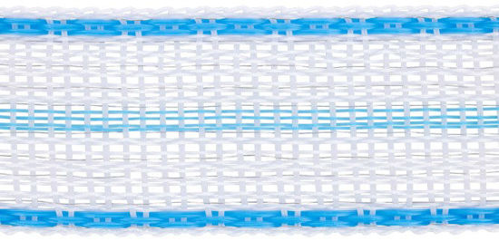 Afbeeldingen van AKO PlatinumLine schriklint 40 mm wit/blauw-200m