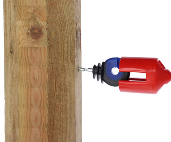 Afbeeldingen van AKO ringisolator 2-color (zwart/blauw) EDX (125st)