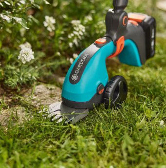 Afbeeldingen van Accu Gras/buxusschaar set PowerCut P4A solo