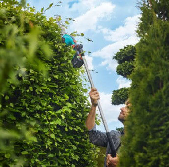 Afbeeldingen van Accu Gras/buxusschaar set PowerCut P4A solo
