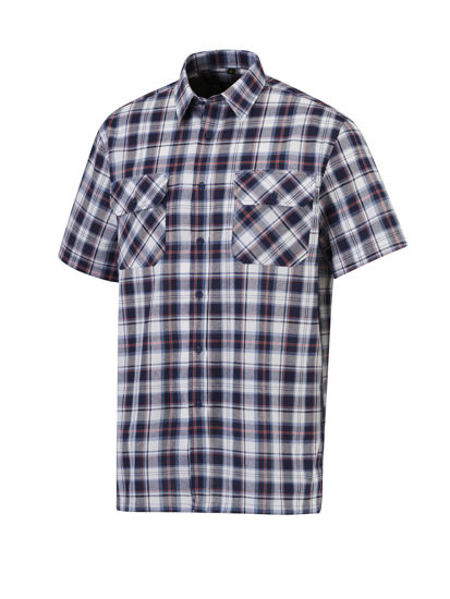 Afbeeldingen van Blouse katoen korte mouw Storvik Farsund dessin 6.3