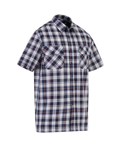 Afbeeldingen van Blouse katoen korte mouw Storvik Farsund dessin 6.3