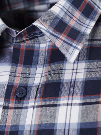 Afbeeldingen van Blouse katoen korte mouw Storvik Farsund dessin 6.3