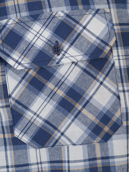 Afbeeldingen van Blouse katoen korte mouw Storvik Farsund dessin 6.4