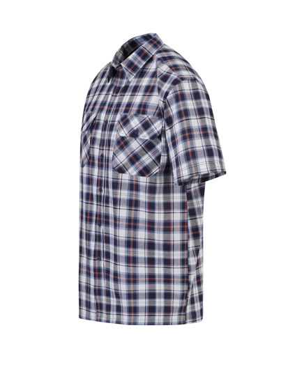 Afbeeldingen van Ruitoverhemd Farsund kortemouw ruit dessin 6.3 -XL