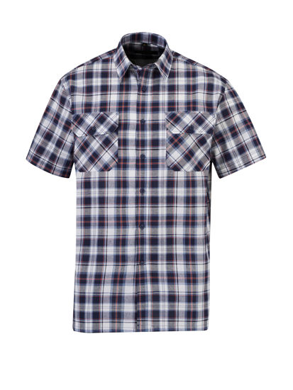 Afbeeldingen van Ruitoverhemd Farsund kortemouw ruit dessin 6.3 -XXXL