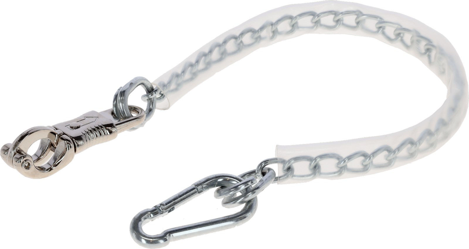 Afbeeldingen van Vastzetketting met plastic omhulsel, 70cm