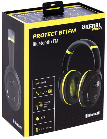 Afbeeldingen van Gehoorkap Kerbl Works Protect met Radio en bluetooth
