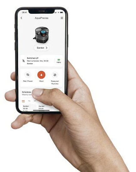 Afbeeldingen van Gardena sproeier AquaPrecise bovengronds