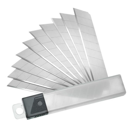 Afbeeldingen van Afbreekmes, reservemes  -18mm  box 10stuks