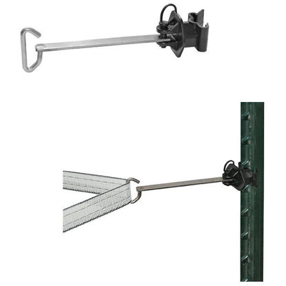 Afbeeldingen van AKO Lint Hoekisolator Set voor T-post (4st.) incl.Pinlock