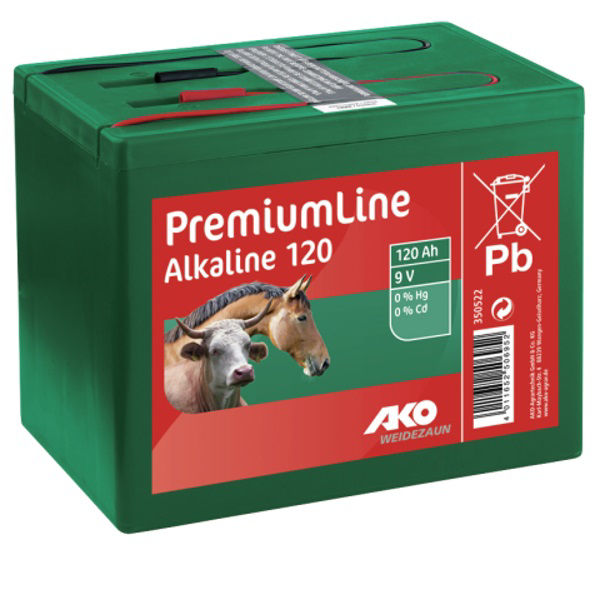 Afbeeldingen van AKO ALKALINE droge batterij 9 V, 120 Ah
