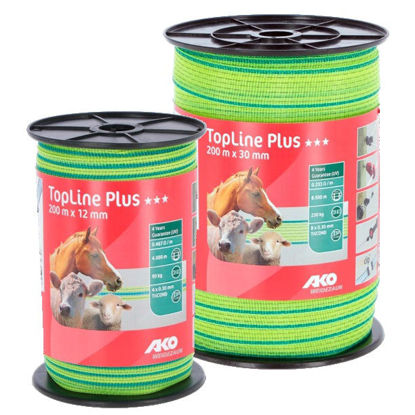 Afbeeldingen van AKO TopLine Plus schriklint neongeel/blauw TriCond 0.30mm