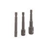 Afbeeldingen van Bit adapterset voor doppen 1/4 - 3/8 - 1/2