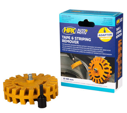 Afbeeldingen van Tape & striping remover: kunststof getandeschijf + as