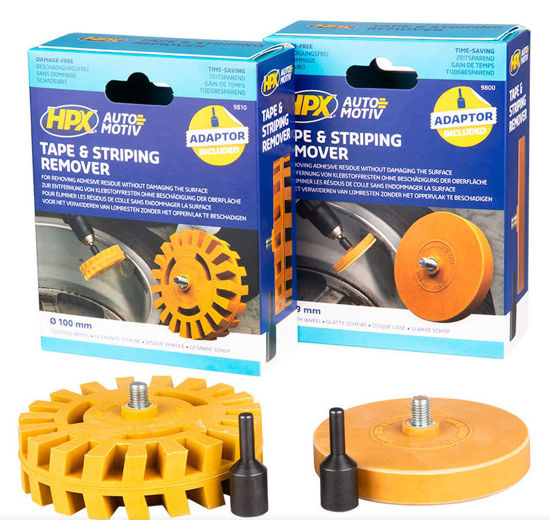 Afbeeldingen van Tape & striping remover: kunststof getandeschijf + as