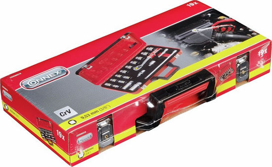 Afbeeldingen van Dopsleutelset PROFI 3/8  -19 delig Connex